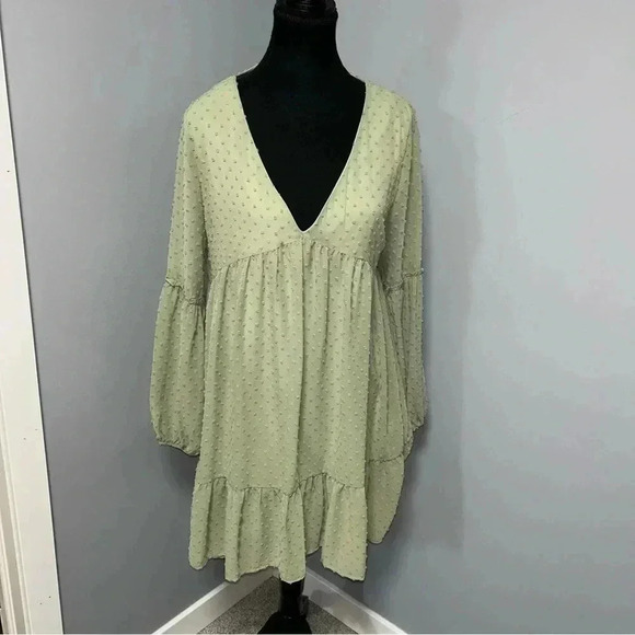 Peach Love Babydoll Dress - Picture 1 of 7